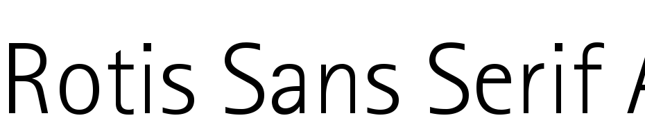 Rotis Sans Serif AT Light Yazı tipi ücretsiz indir